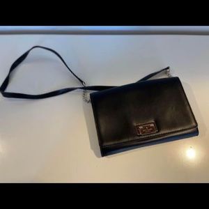Black Kate Spade clutch